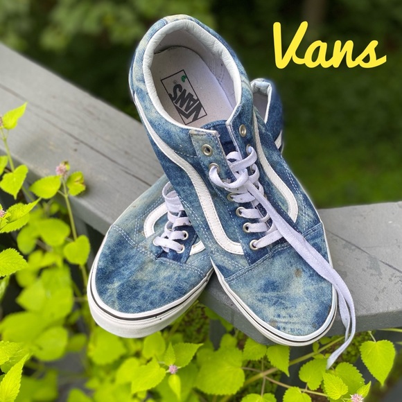 vans faded denim
